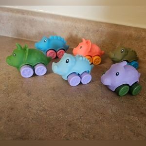 Toddler Dinosaur Vehicles Set of 6
